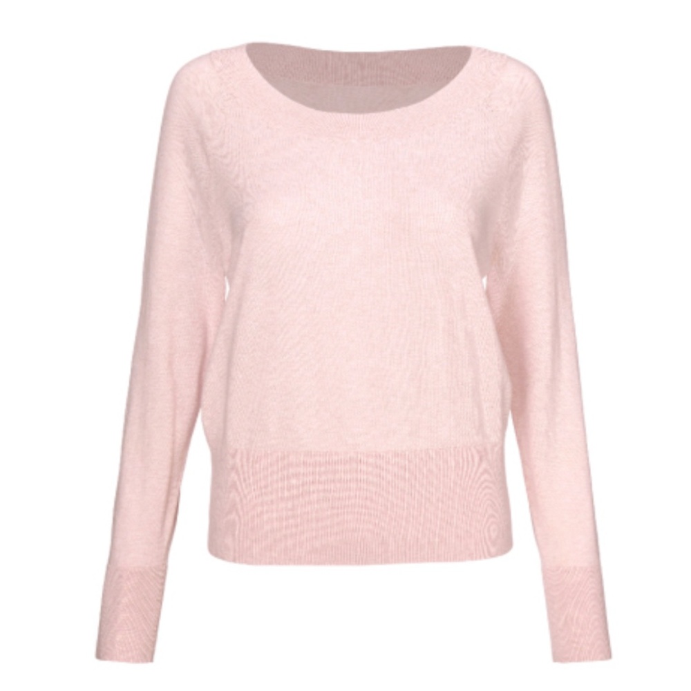 CAbi Pink Crew Neck Sweater